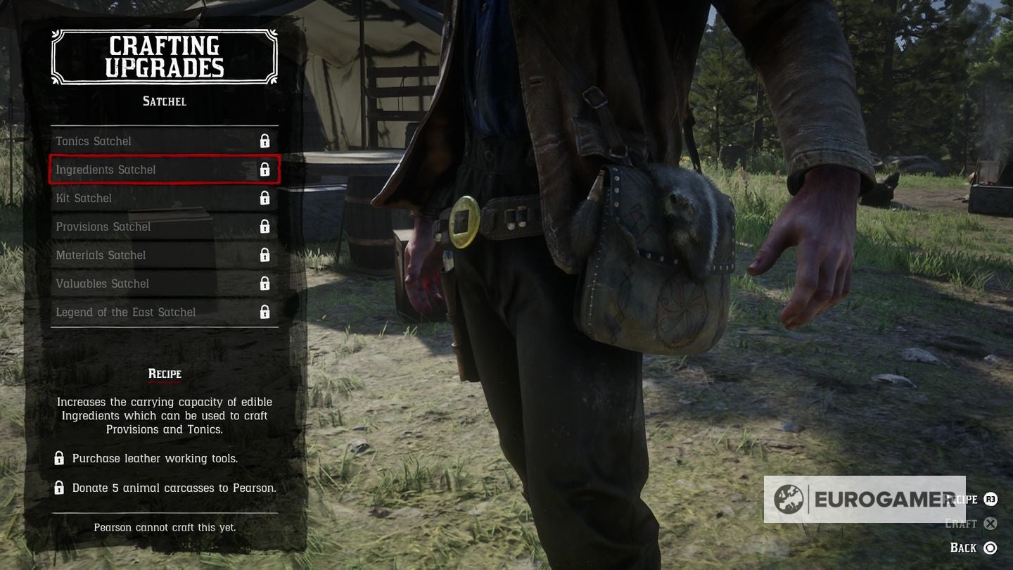 Red Dead Redemption 2 satchel upgrades and how to get the best satchel